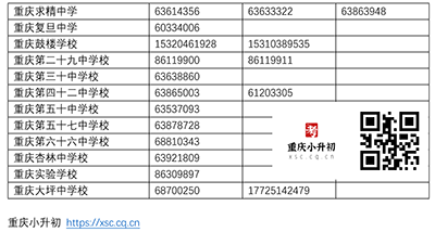 2022渝中区小升初政策，中学多校划片，随机派位与对口直升